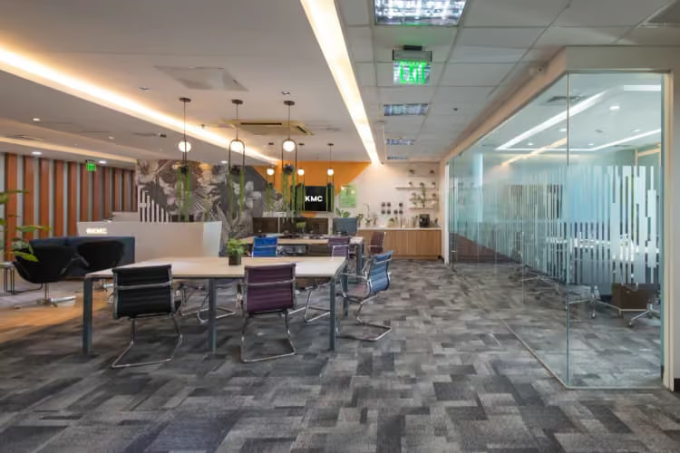 KMC Solutions — SM Aura Office Tower workspace view 5